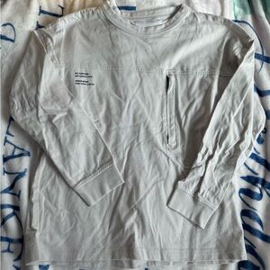 Boys Zara Light Gray Long Sleeve Tee
